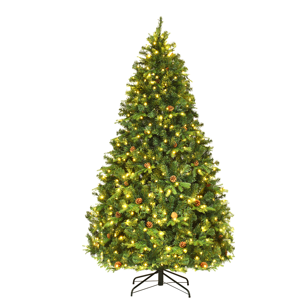 Ekskluzywna sztuczna choinka sosna LED 210cm Premium