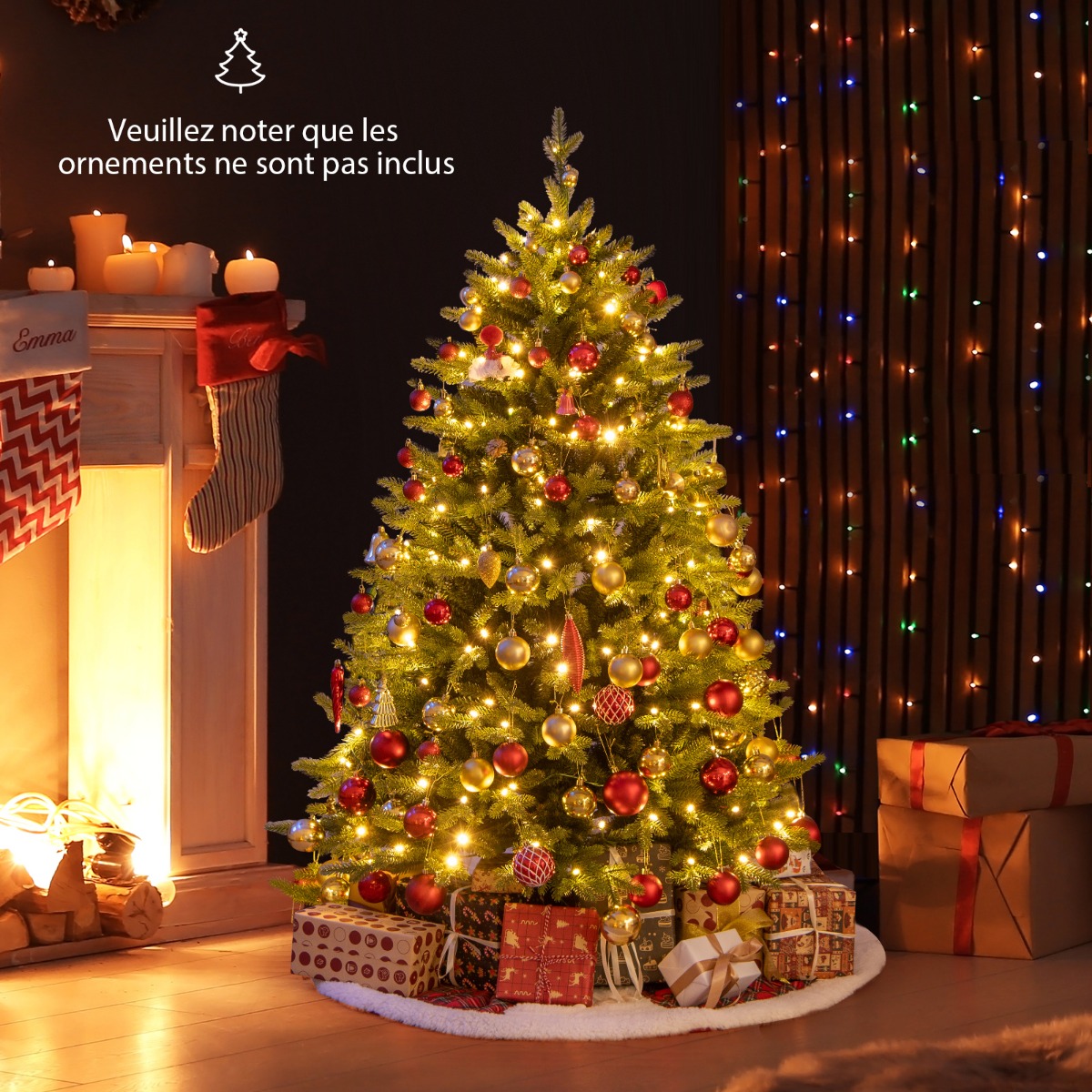 Zintegrowane oświetlenie 250 LED w choince GoodFreshDecor
