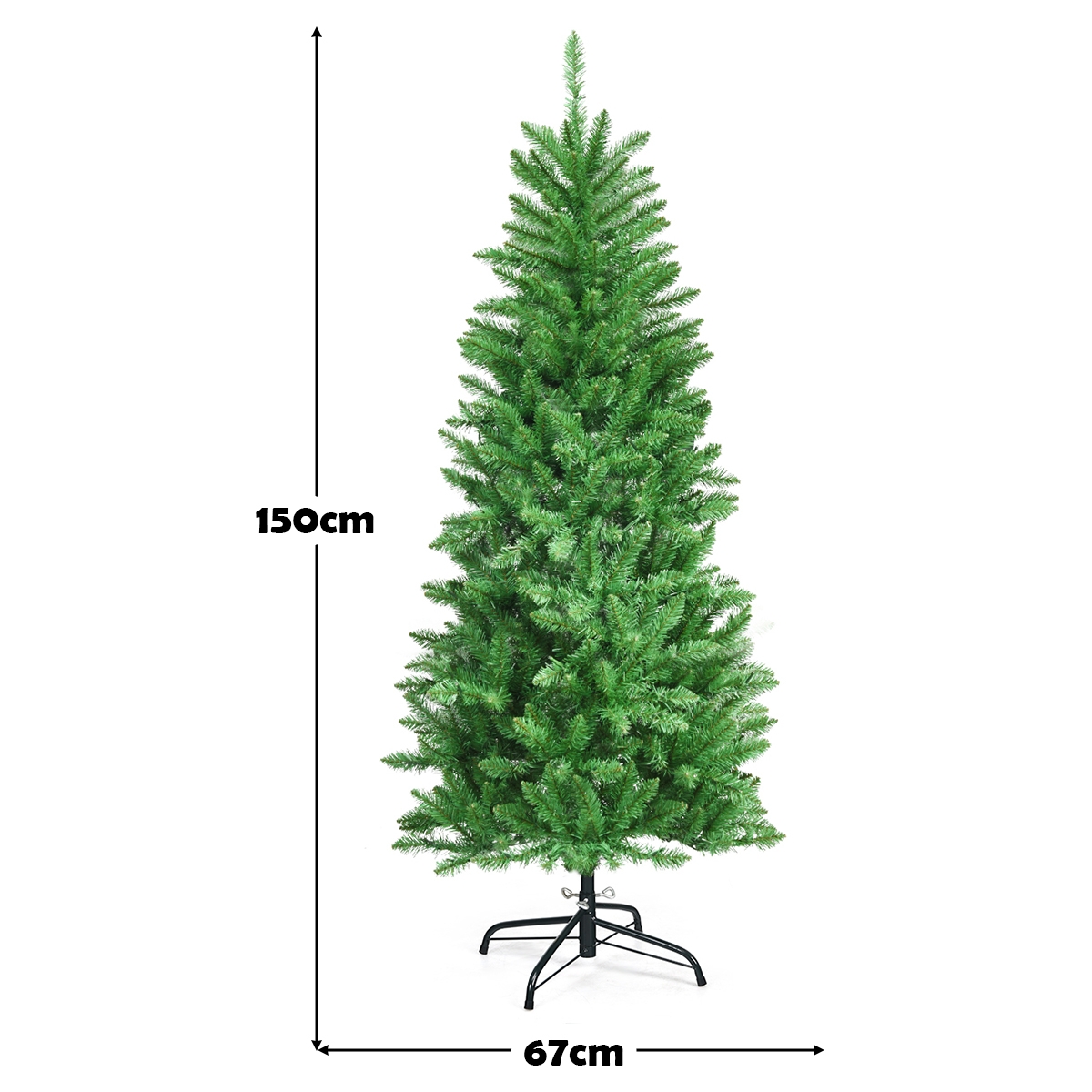 Choinka sztuczna LED slim aranżacja wnętrza