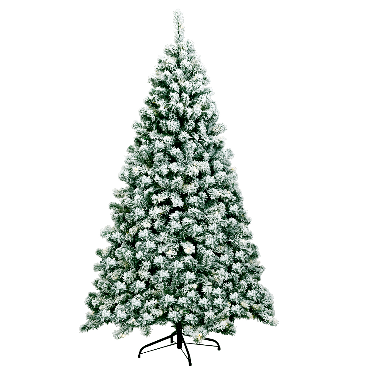 Sztuczna choinka ośnieżona 180 cm z oświetleniem 250 LED premium