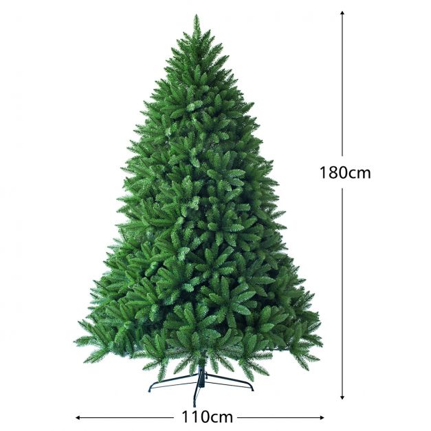 Wymiary techniczne sztucznej choinki 180 cm