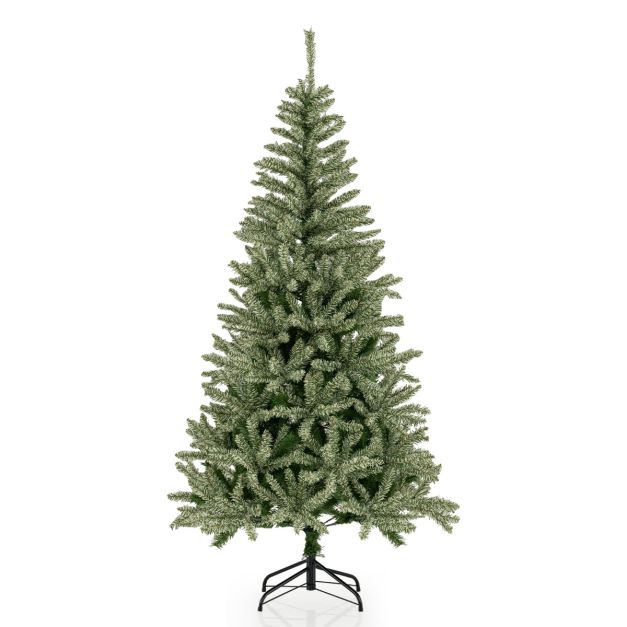 Choinka 180 cm na stabilnym metalowym stojaku w przytulnym wnętrzu